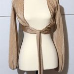 Windsor NWT LADIES SMALL GOLD SHRUG. Photo 7