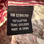 Cowgirl Hardware Floral Pearl Snap Western Shirt Women's L Pink Brown Festival Size L Photo 7