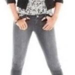 CAbi  Gray Zip Pocket Skinny Jeans Style # 5167 - size 12 Photo 2