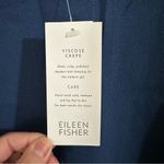 Eileen Fisher  Navy Lapis Viscose Crepe Ballet Shell Tank NWT Photo 1