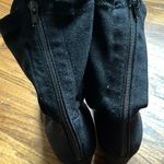 Black Pointy Toe Boots Size 9 Photo 4