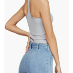 Free People  Intimately Hayley Racerback Brami in Grey SZ XS/S Photo 1