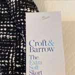 Croft & Barrow  Skorts size S brand new with tag black and white combination Photo 1