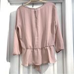Be cool  Women’s Blush Pink 3/4 Sleeve Blouse Sz Medium Photo 1