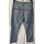 AGOLDE  NWT Womens Riley High Rise Straight Crop Distressed Jeans Size 28 Denim Photo 7