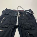 Johnny Was  Pete & Greta Womens Size 6 Marika Cargo Pants Black Grunge‎ *FLAWED Photo 11