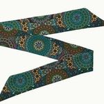 Two Vintage Mandala Pattern Thin Purse Scarves / Hair Bands / Scarves Photo 0