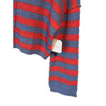 Altar'd State Cropped Sweater Women's Size S Blue Orange Striped Crew Neck NWT Photo 4