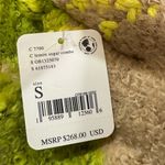 Free People Sunshine to Follow Argyle Cotton Blend Sweater Lemon Sugar Combo NEW Photo 5