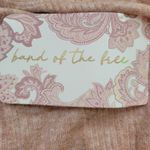 NWT Band of‎ the Free Ribbed Mock Neck Top Puff Shoulder Camel Tan Fall Photo 7