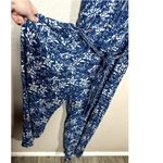 Soft Surroundings  Nahla Blue & White Print Sleeveless Jumpsuit Pockets Size 2X Photo 6