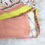 Gibson Latimer  Sleeveless Stripe‎ Print Midi Dress Orange Peach Size Large New Photo 8