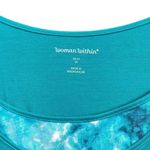 Woman Within 3X  Blue Green Tee Photo 3