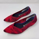 Rothy's The Point Womens Ballet Flats Red Camouflage Slip On Loafer Comfort US 10 Photo 0