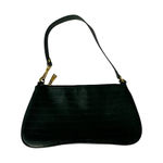 JW Pei Women's Dark Green Croc Embossed Vegan Leather Shoulder Bag Purse Photo 0