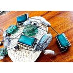 Vintage Beaded Necklace Triple Standed 22 inch 2 inch extender NY Mark … Photo 6