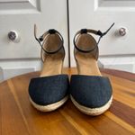 Nine West  Chickflic denim espadrille wedges size 8 Photo 3