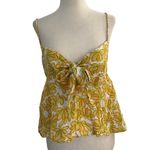 ZARA  Yellow Bohemian Crop Top  XS (37-6) Photo 1