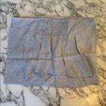 Quince NWT 100% European Blue Pinstripe Linen Strapless Top Sz XL Photo 6