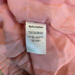 Reformation  Pink Nikita Dress Bustier Ruffled Tiered Tie Straps Summer Size 4 Photo 8