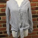 The Limited Women's Blue Striped Blouse XS  Stripe Top sz XS Photo 0