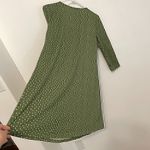 Nine Britton NEW NWT  STITCH FIX Skylee Brushed Knit Dress Olive Green Polka Dot Photo 11