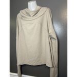 Blue B Collection Sweater Womens Medium Khaki Cowl Neck Pullover Style 22066T Photo 4