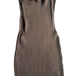 Pull & Bear Chocolate Brown Ribbed Tank Top Size Small Photo 1
