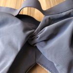 sports bra blue in color size large blue Nike sports bra twist bra workout Photo 4