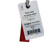 Marine layer Bridget Slim Wide Leg Crop White Pant Size 14 NWT Photo 14