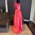 Women’s Satin Off The Shoulder Full Length Prom Party Dress Corset Back Size 12 Photo 7