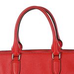Alexander McQueen Leather Red Medium Padlock Satchel Bag with Skull Lock & Keys Photo 9