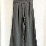 Ann Taylor Womens Pants Gray Grey Pull On Wide Leg Pleated Front Size Small Photo 0