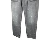 Sandrine Rose Womens Polka Dot Gray Wide Leg Button Fly Buckle Back NWT Size 27 Photo 2