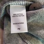 Carole Hochman buttoned grey Cardigan size Petite M Photo 4