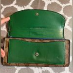 Coach Blue and Green Women's Wallet Photo 1