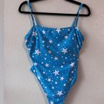 Cupshe Blue and White Star Swimsuit Size:M Photo 1