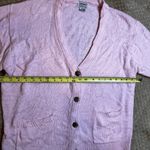 VTG Pink Button Front Cardigan Sweater Mr Rogers Feminine Fairycore SZ M 80s Y2k Size M Photo 8