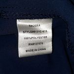 Tacera Navy Blue Blouse Size Small Photo 4