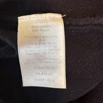 Talbots Knit Shell Sweater Beaded Keyhole Medium Navy Blue White EUC Photo 4