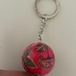 Vera Bradley NWT  Have a Ball Keychain, “Call Me Coral” Photo 4