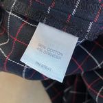 J.Jill Black Red Plaid Cropped Ankle Pants Casual Cotton Womens Size 12 Petite Photo 2