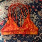 Kulani Kinis  Orange Floral Bikini Top Photo 0