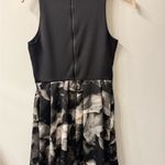 Mossimo Supply Co Black and Gray Fit and Flare Mini Dress Photo 4