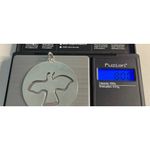 Tiffany & Co. Vintage Round Sterling Silver 925 Dove Pendant Lightweight RARE Photo 7