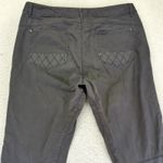 Eddie Bauer Women's Charcoal Quilted Moto Pants Tall Size 12 Cotton Stretch Gray Photo 4