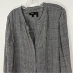 Theory  Orvinio Pinedale Wool Blend Blouse Size Large Photo 2