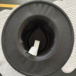 Black Fedora Hat w/Gold Band – Wide Brim, Classic Unisex Style NWOT Photo 5