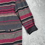 DM Blazer Womens Large‎ Red Tan Striped Bohemian Southwestern Western Vintage Photo 5