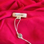 Max Studio NWT   ONE SHOULDER TIRED MAXI DRESS POCKETS IN COLOR CERISE Photo 4